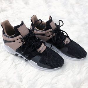 Black & Blush Pink Adidas EQT Support ADV - 8.5